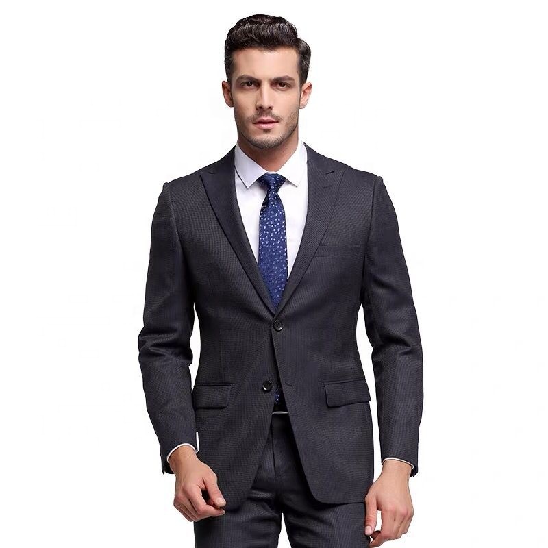 Good Quality 3pc Custom Design Man Suit Slim Fit Mens Tuxedo Suits Blazer Jackets Coat Pant Men Business Suit 