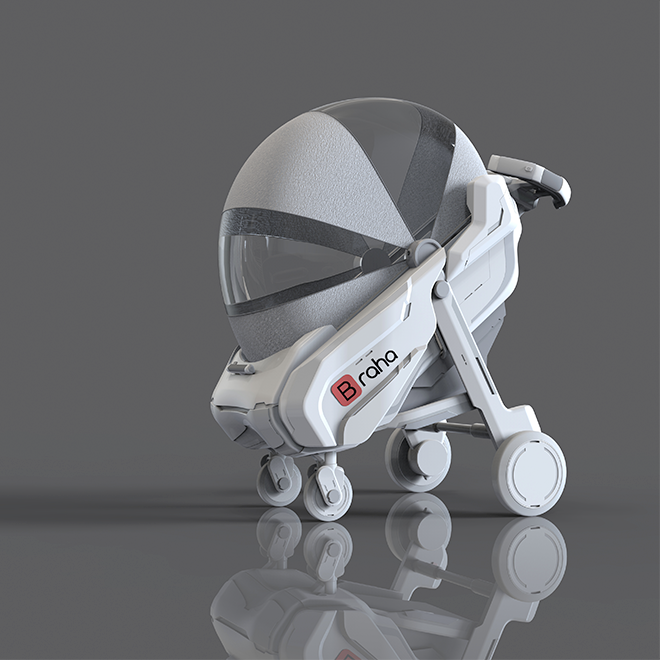 Chinese Supplier Directly Sale Odm Customized Luxury Electric Baby Stroller High View Baby Pram Carrier 