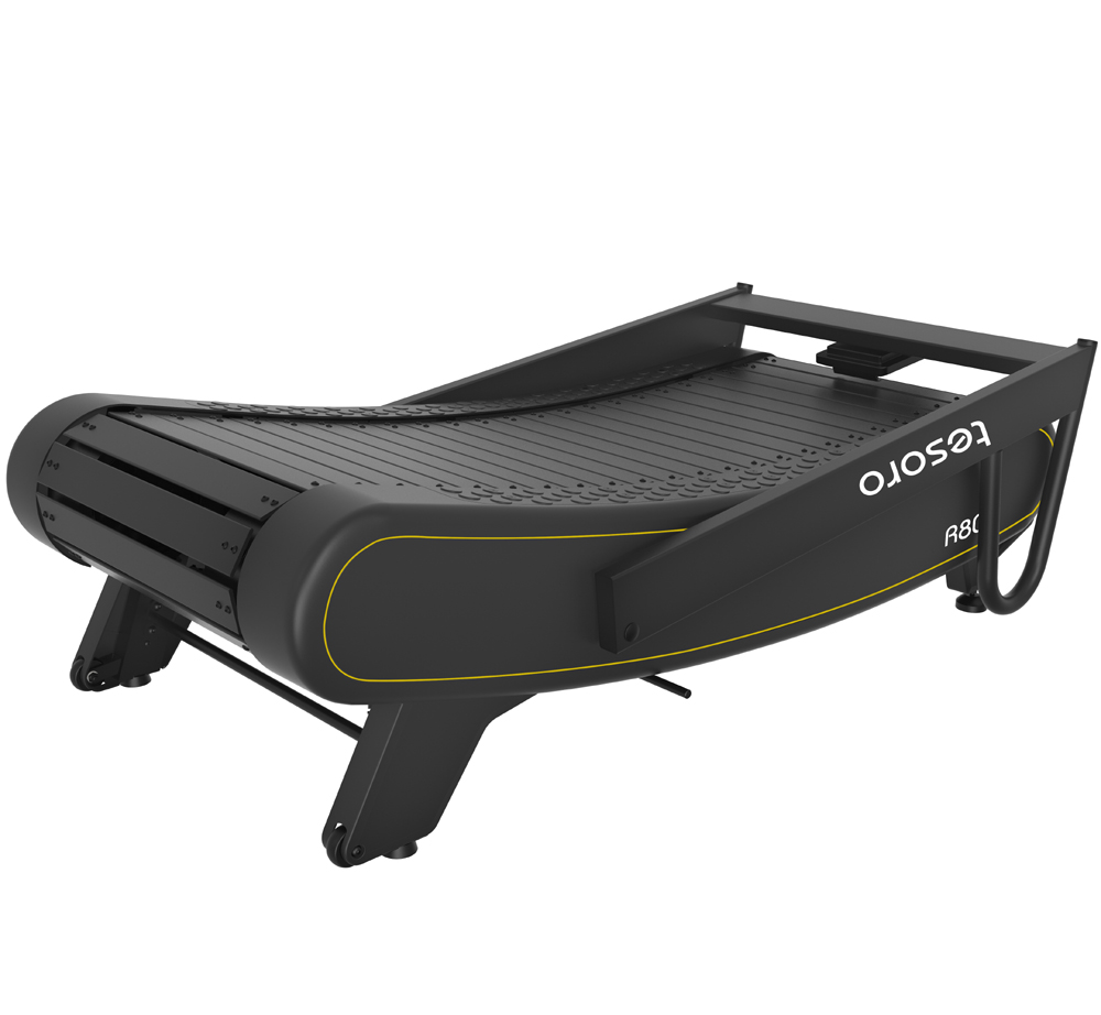 Self-powered Light Commercial Folding Curved Treadmill Running Machine For Body Fitness Wholesale Equipment 