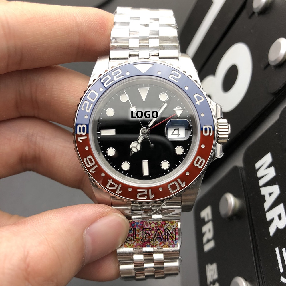 Automatic Mechanical Watches Luxury Men's Watches Clean Factory 3285 Movement Wrist Watch Red Blue Ceramic Scale Bezel. 