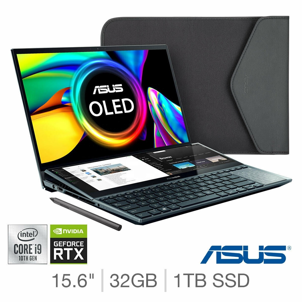 Original And Brand New Sealed For Asu S Zenbook Duo,Intel Core I9,32gb Ram,1tb Ssd,Nvidia Geforce Rtx 3070 