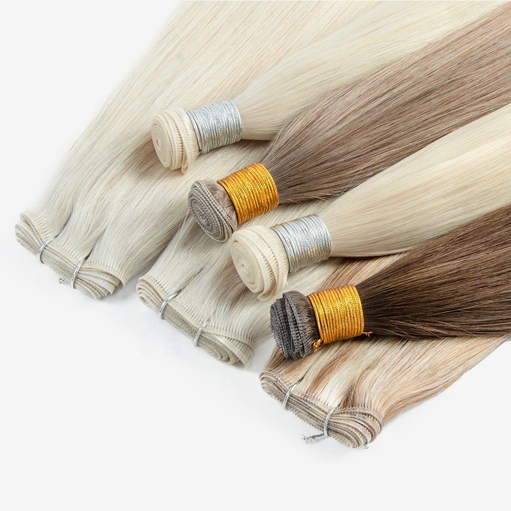 Wholesale Top Quality 100g Human Hair Vendor Can Be Cut No Return Hair Thin Invisible Genius Weft Hair Extensions 