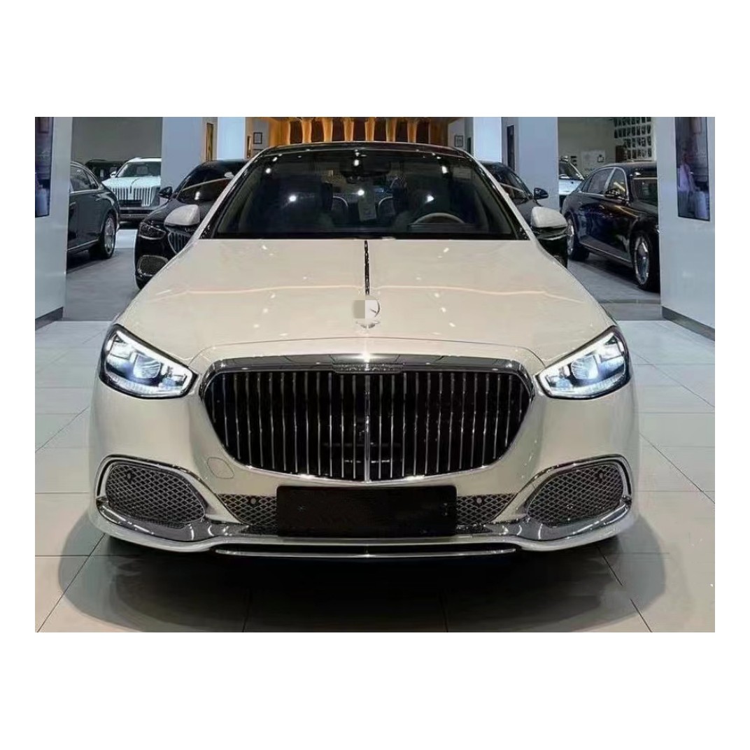 Car Accessories Mercedes Benz S Class W223 2021- To Maybach Include Front And Rear Bumper With Grille Car Body Kit 