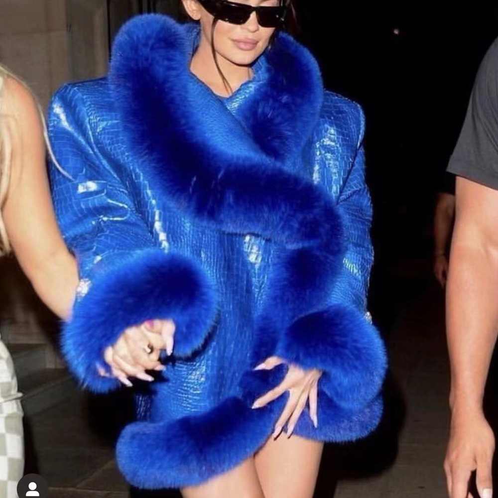 Leather Jacket With Fur Trim Real Leather Jacket Women Elegant Ladies Leather Coat 