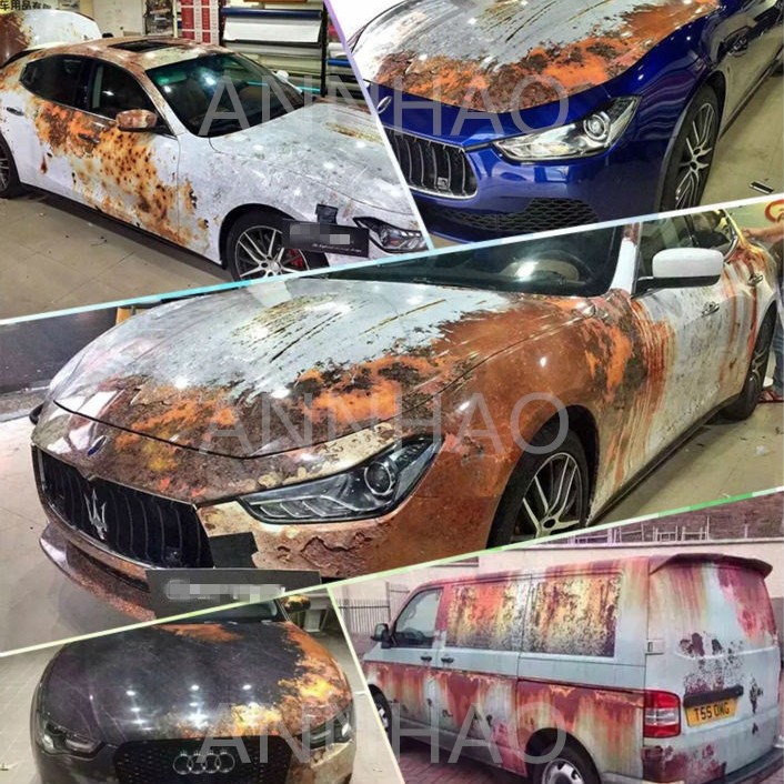 Car Vinyl Film Decorative Plastic Wrap For Cars 