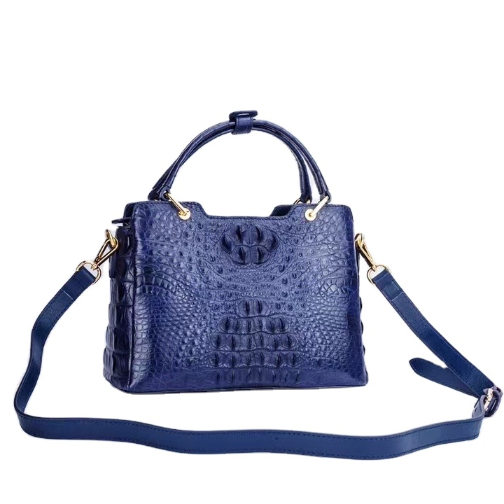 Men's Crocodile Leather Shoulder Bag Luxury Design Private Label Available