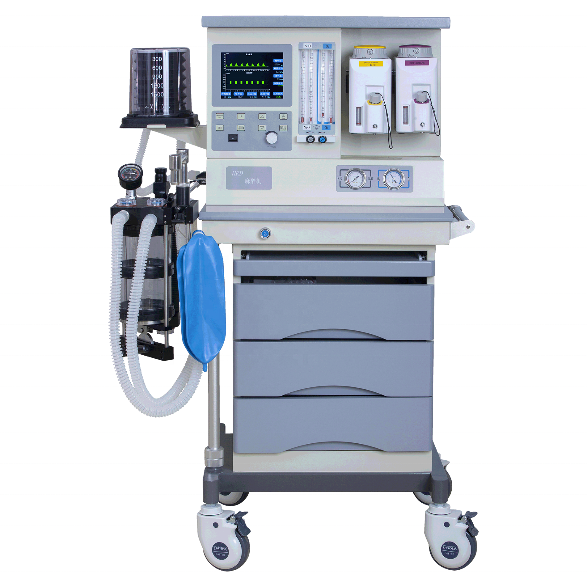 Anasthetic Equipment Surgical Anesthesia Machine By Vaporization Of Anesthesia With Anesthesia Machine Bellows