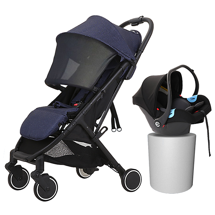 Compact Parts Leather Made In China Foldable Baby Stroller