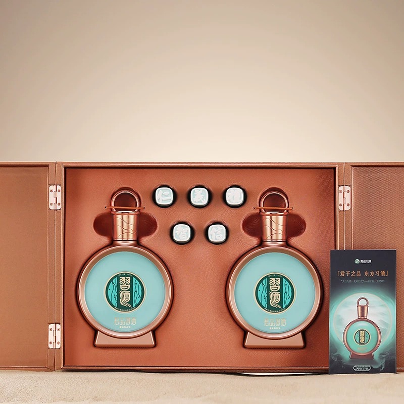 Junpin Xijiu Baijiu 53% Vol 500ml Bottle Packaging Chinese Liquor White Wheat Sauce Alcoholic Beverage