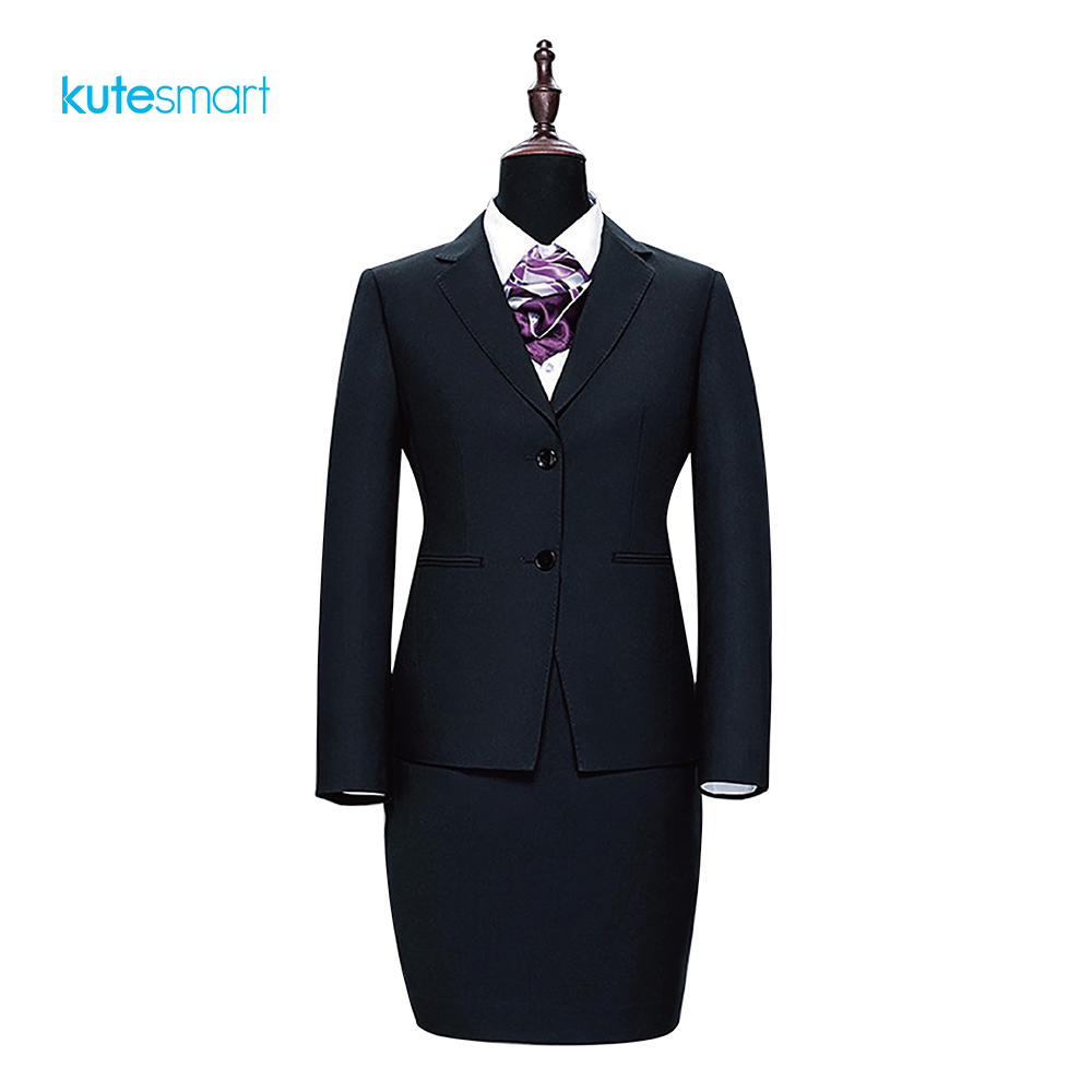 Womens Suit Wholesale Breasted 50% wool fiber3 Piece Suit Set Pant Work Wear Lady Office Style Suit