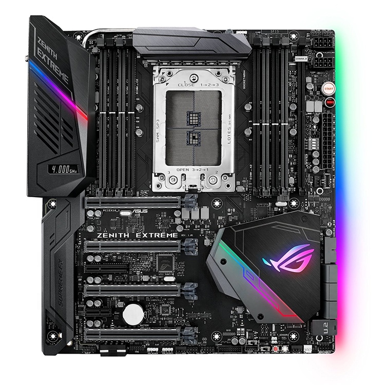 New Mainboard For Asus Hot Sale Amd X399 128g Ddr4 Ryzen Gaming Motherboard With Aura Sync Rgb Led 