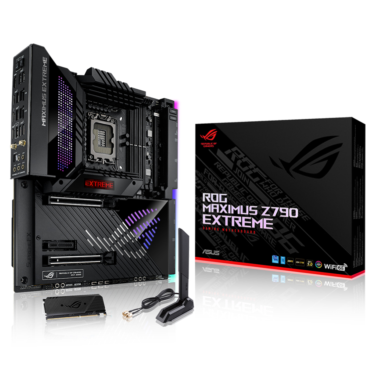 Asus Rog Maximus Z790 Extreme Motherboard Supports Intel 13th/12thl Core Pentium Gold And Celeron Cpu With Intel Z790 Chipset