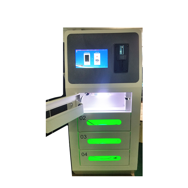 Commercial Cell Phone Charging Station,Coin Operated Mobile Device Charging Station Kiosk Apc-04a-4 