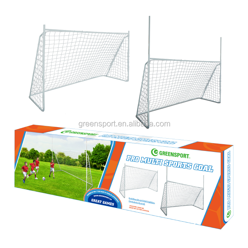 Best seller METAL sporting goods soccer goal post  american football  2 in 1