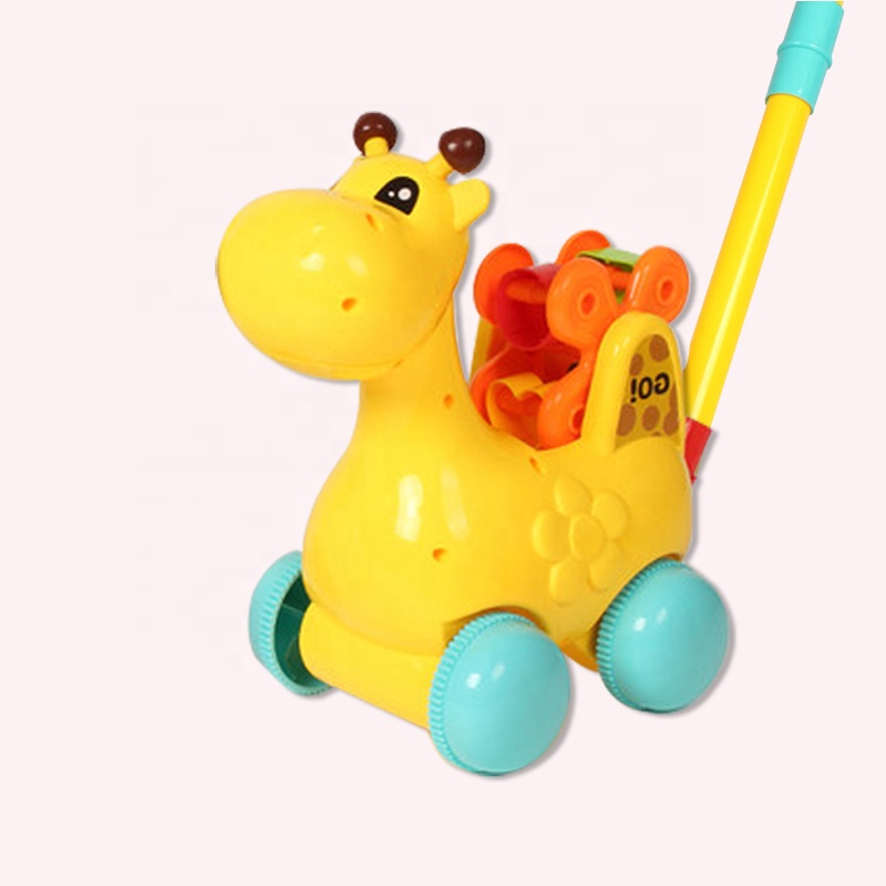 Children's Hand Push Giraffe 