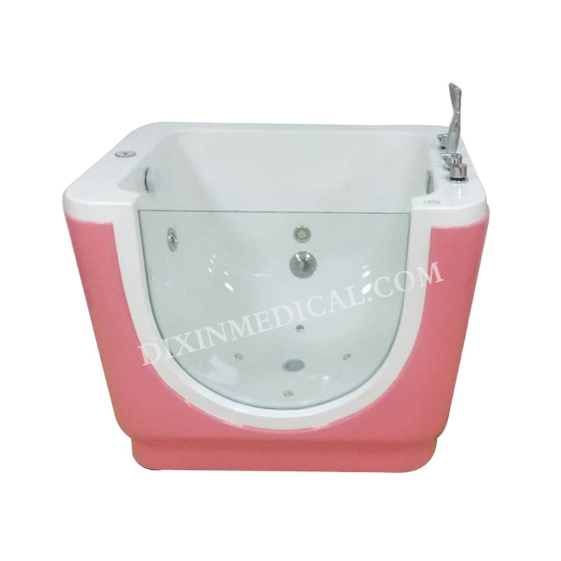 Environment-friendly Freestanding Baby  Hydrotherapy Short Bathtub Kids Spa Tubs