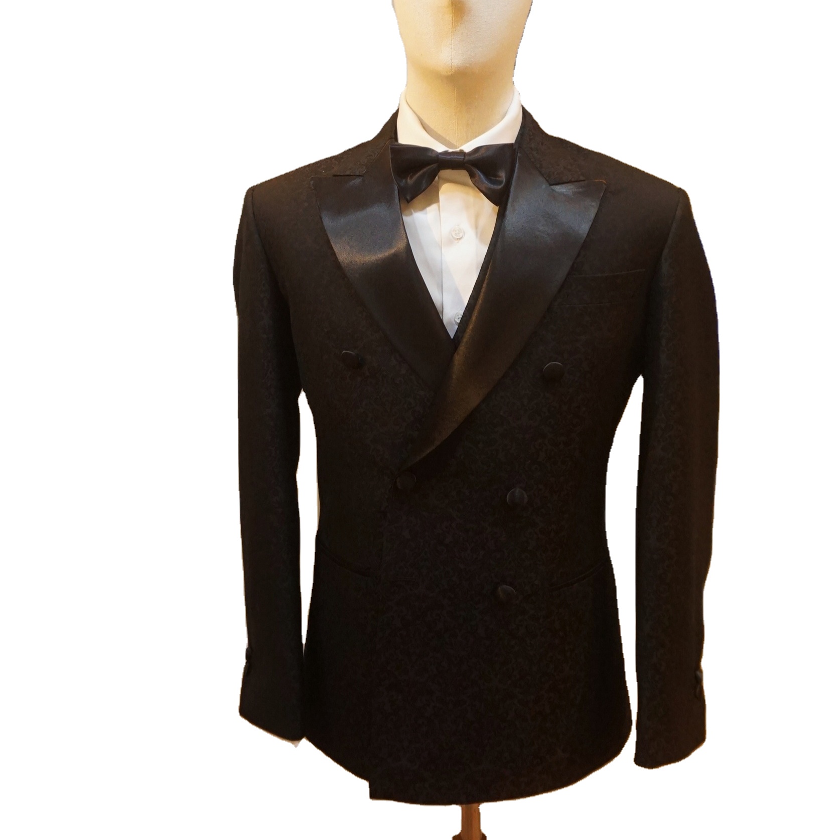 Tuxedo Jacket 100% Fine Wool Bespoke With Mtm #jacket #tuxedo_jacket #men_suit #wooljacket_tuxedo 