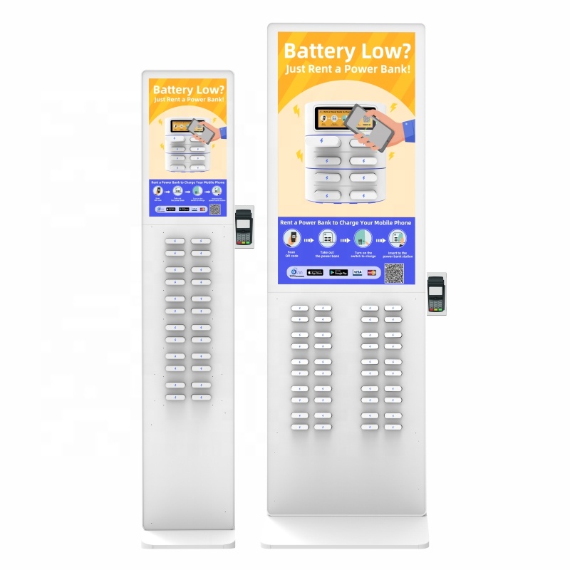 Phone Mobile Charger Shared Kiosk Power Bank Rental Sharing Station Supplier 