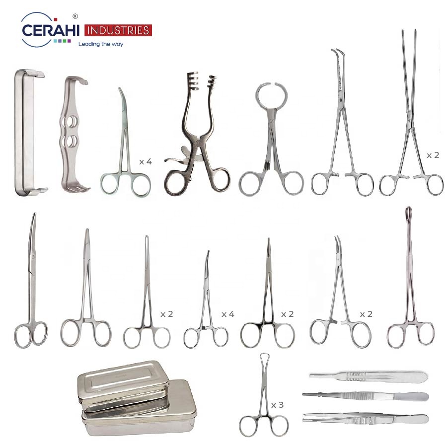 Hernia Surgery Set Hernia Repair Instrument Set 30 Pcs Best Quality Surgical Supplies Instruments Ce Iso 