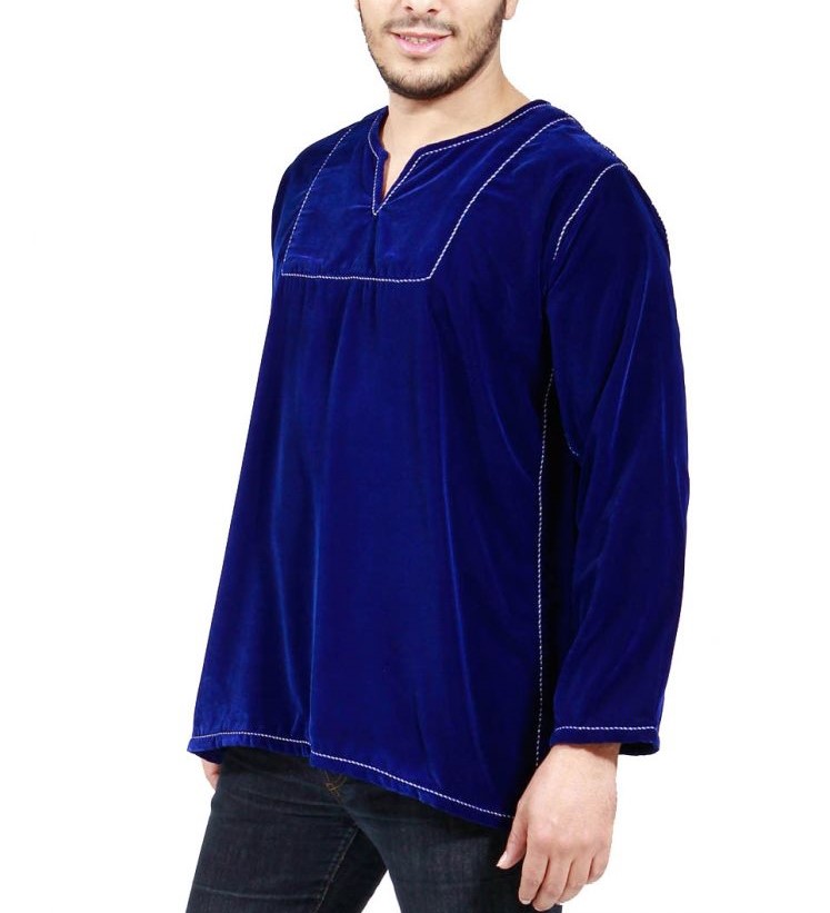 Long Sleeves Men's Shirt Tunic Handmade With High-quality Fabric Available In Deferent Colours Tunic Shirt For All Occasions 