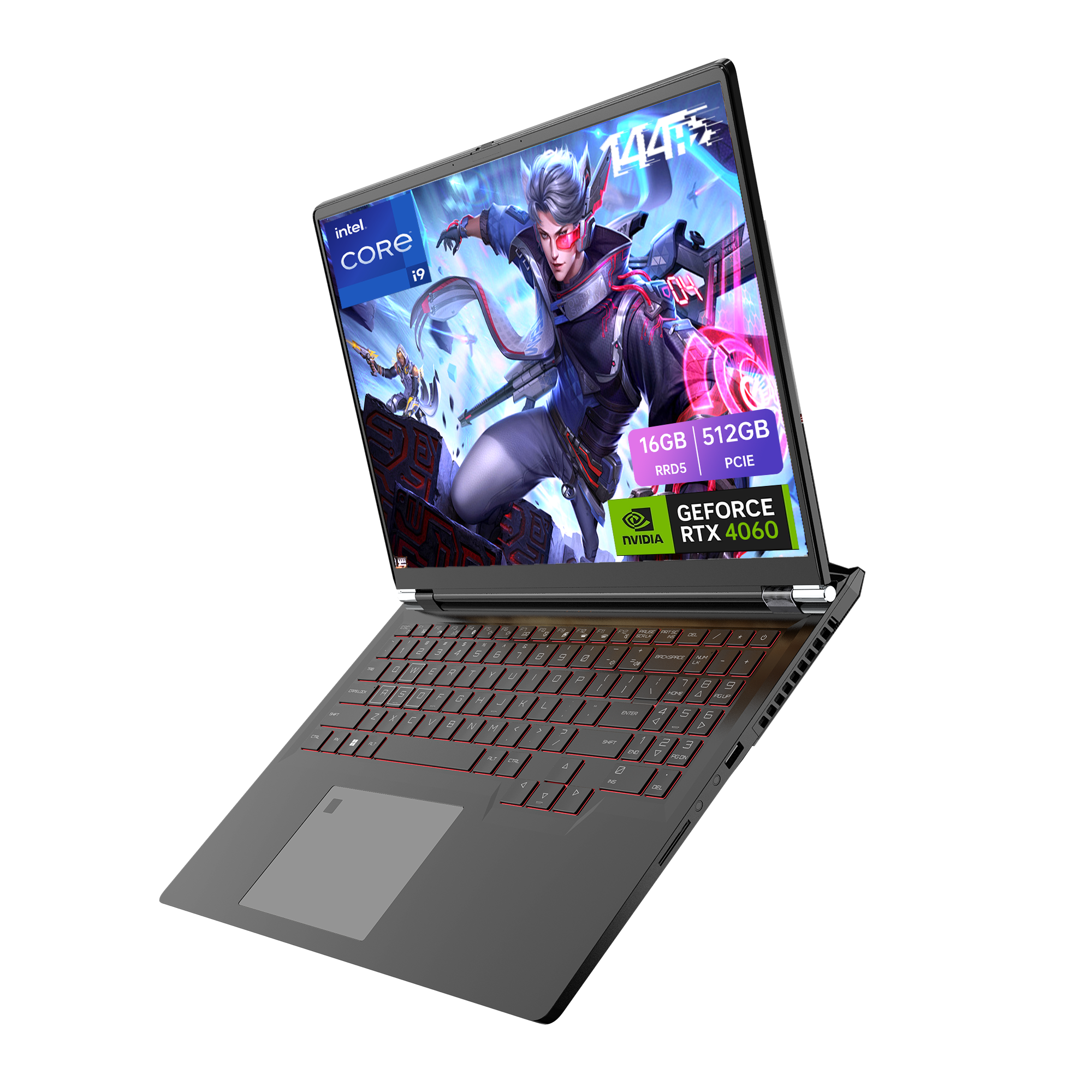 16-inch Intel 13th Gen I9-13900H 2.6GHz RTX 4060 8GB RAM 16-32GB ROM 256-512GB-1TB SSD Windows 11 Pro Gaming Laptop RGB Backlight