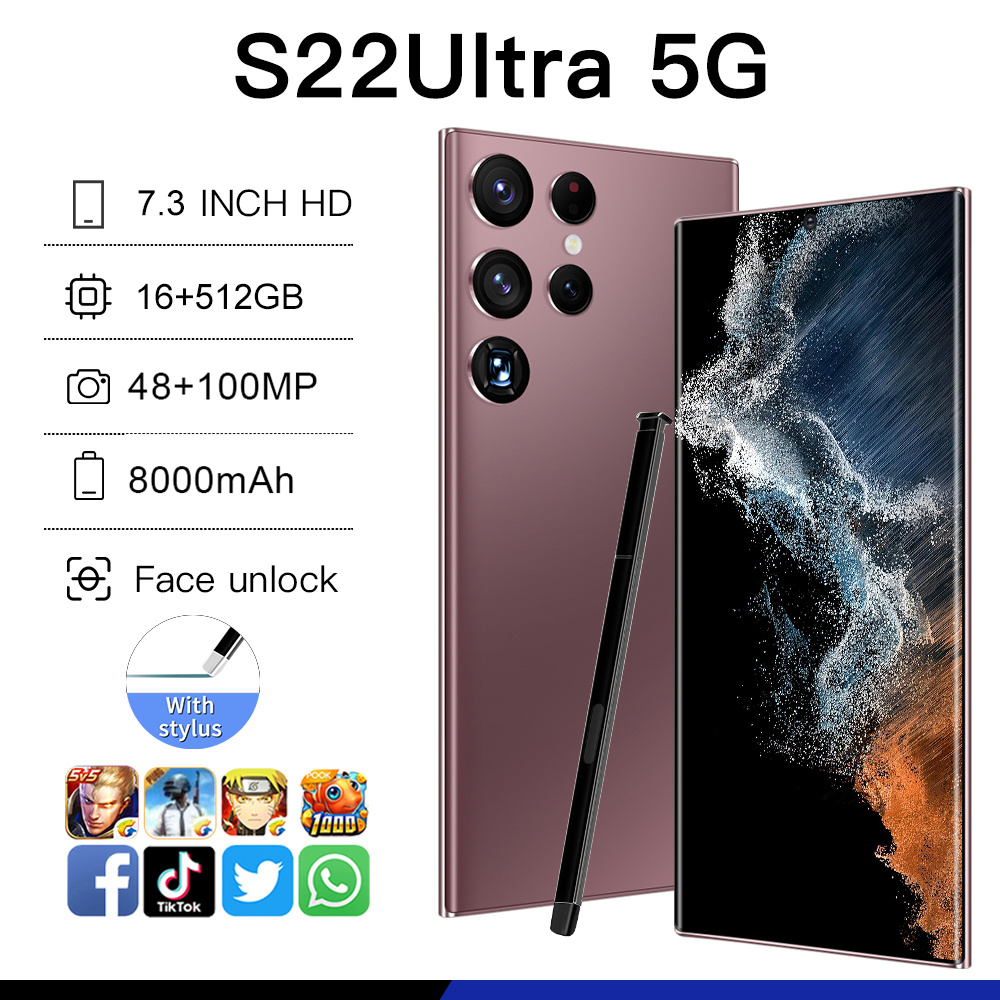 Unlocked Flip Smartphone 16gb + 512gb Android 12.0 Mobile Phone Hot Sale 7.3 Inch 4g 5g Smartphone HD OEM ODM Android 12